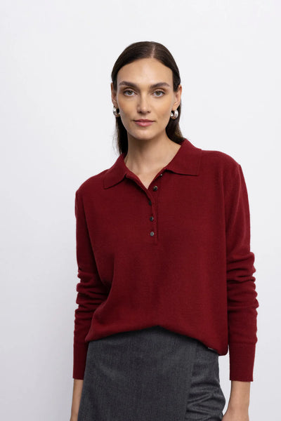 'CHARLOTTE' burgundy palaidinė