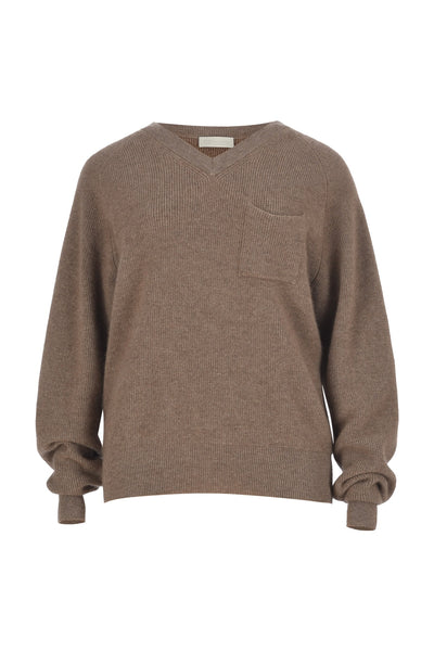 V-neck kašmyro megztinis