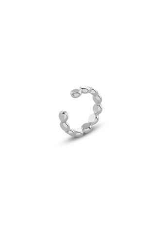 Crushing it ear cuff silver