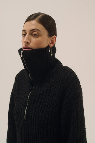 Kabantys perlų auskarai (sidabras)