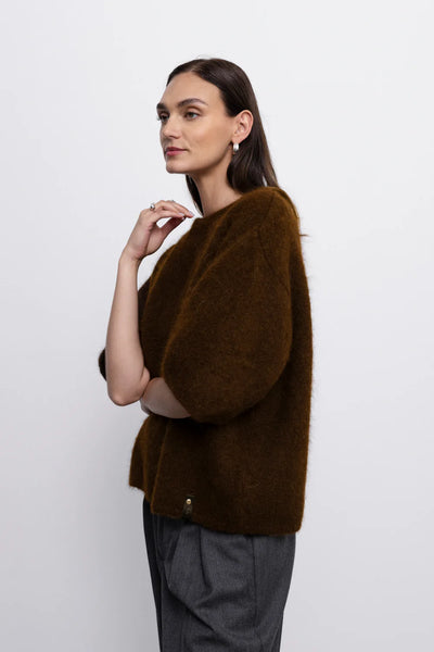 ‘DANIELLE’ brown palaidinė