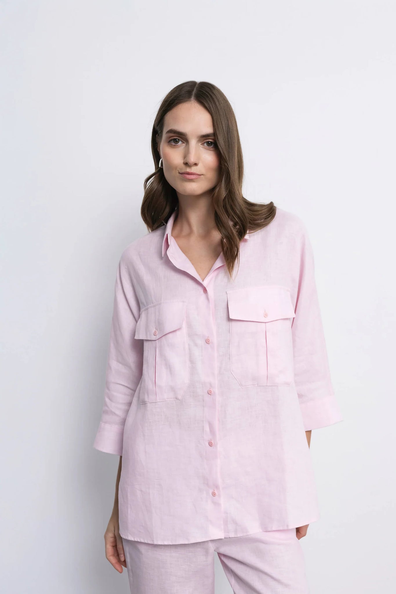 'DORI' baby pink marškiniai