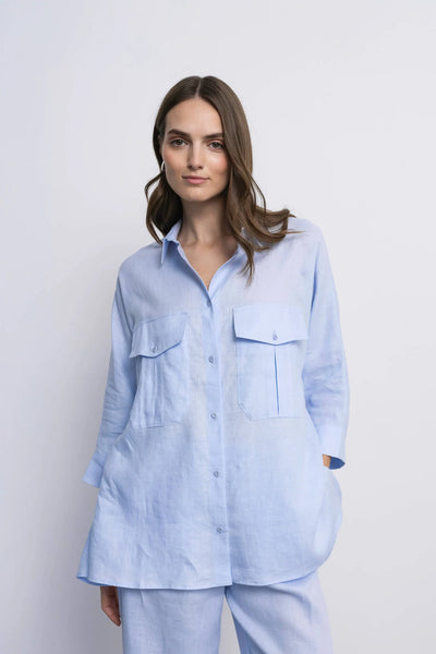 'DORI' light blue marškiniai