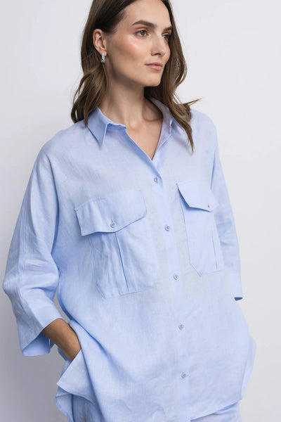 'DORI' light blue marškiniai