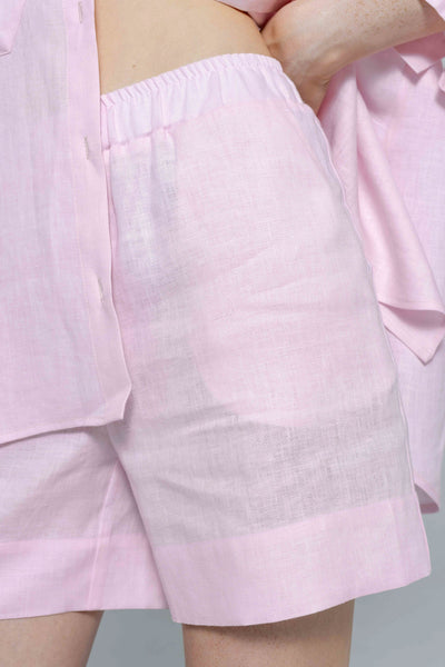 'DORI' baby pink šortai