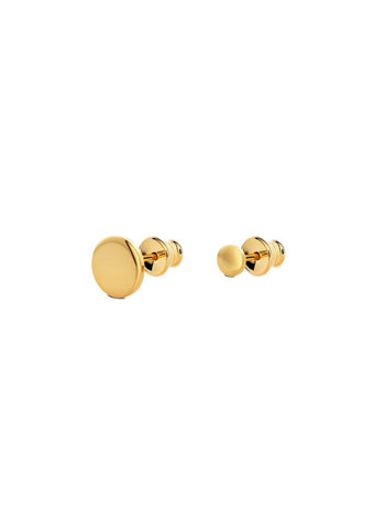 Different twins gold auskarai