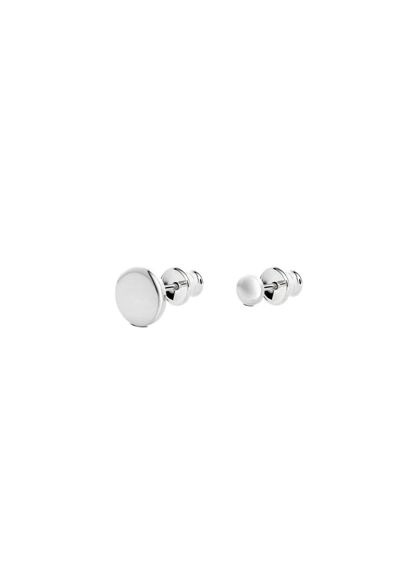 Different twins silver auskarai