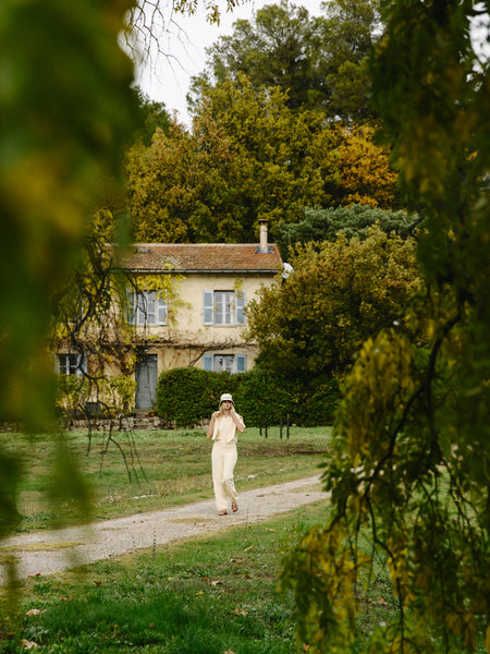 Giovana medvilnės kelnės geltonos