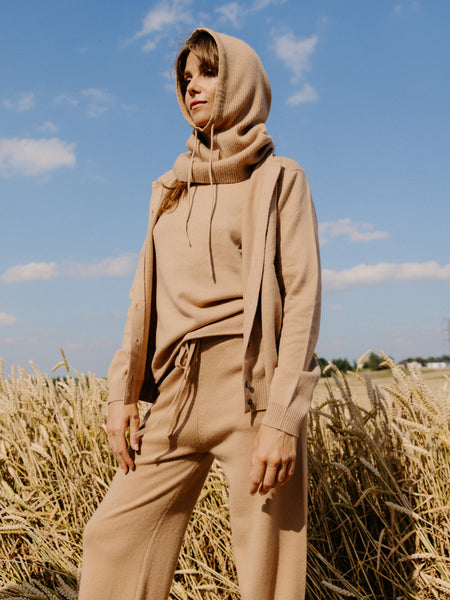 Catrine kašmyro megztinis camel
