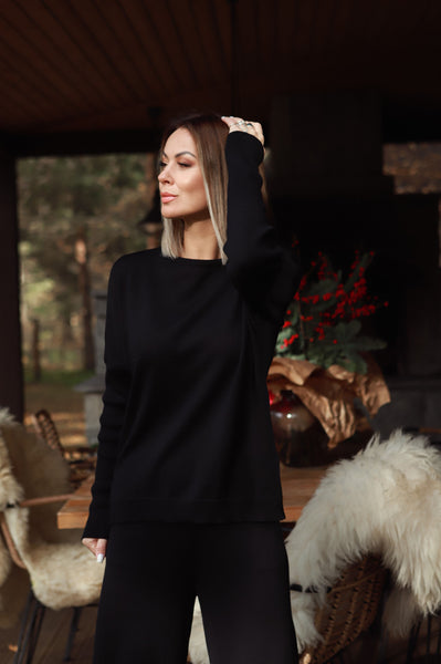 „Eclipse“ merino vilnos megztukas