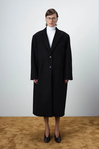 Statement wool black paltas