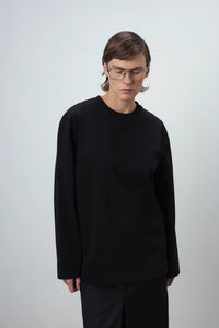 Basic long black palaidinė