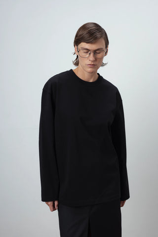 Basic long black palaidinė