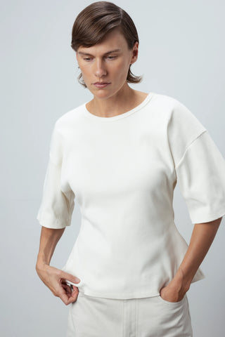 Kimono off-white marškinėliai