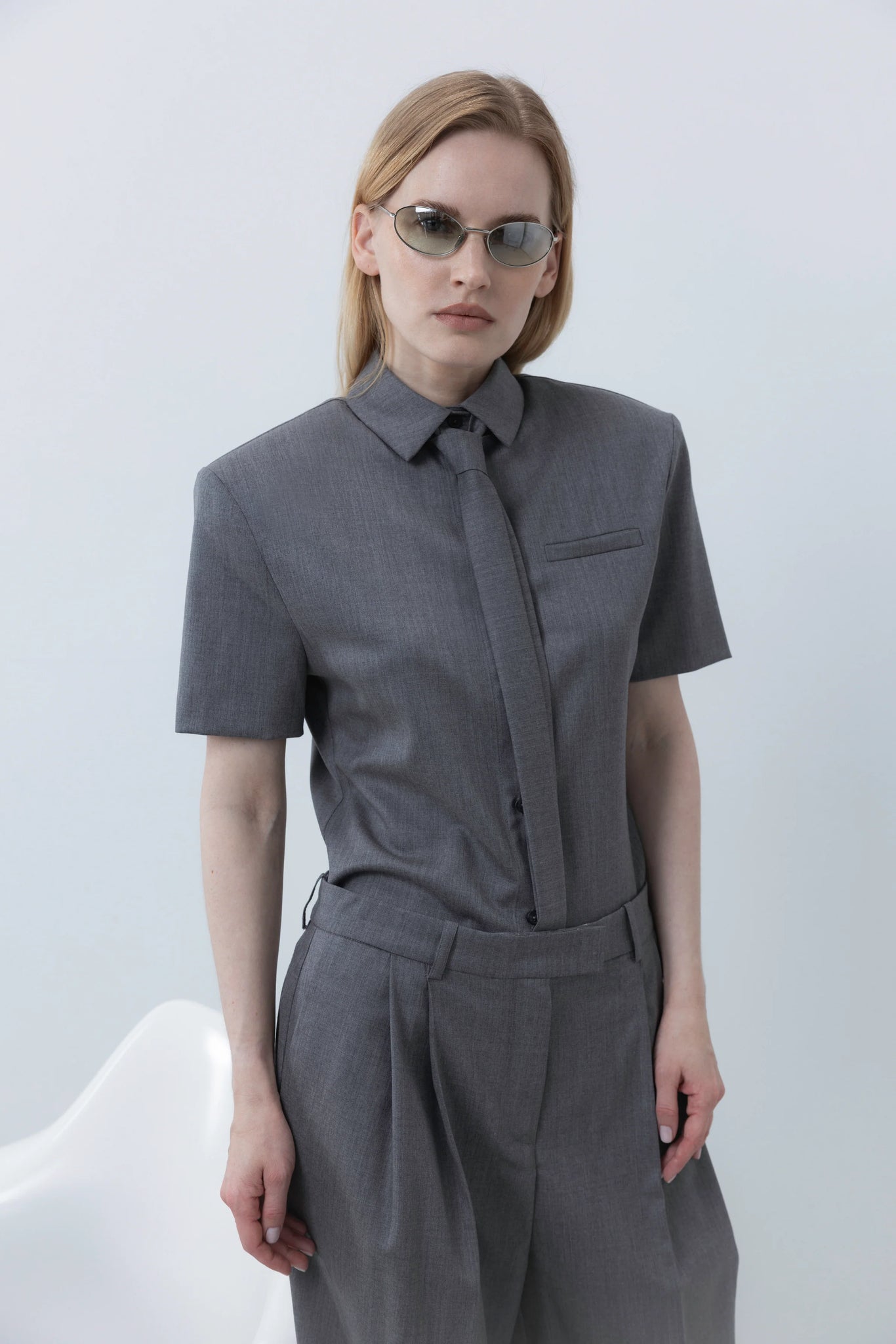 Palaidinė melange grey