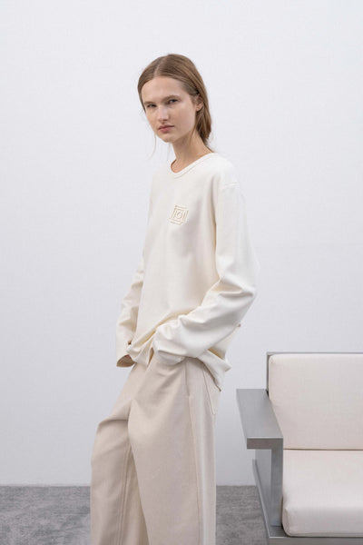 Monogram off-white palaidinė