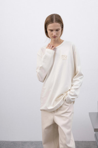 Monogram off-white palaidinė