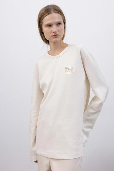 Monogram off-white palaidinė