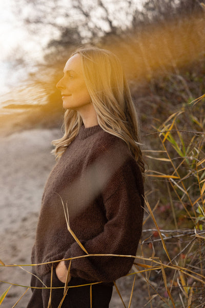 Melody moheros megztinis šokoladas