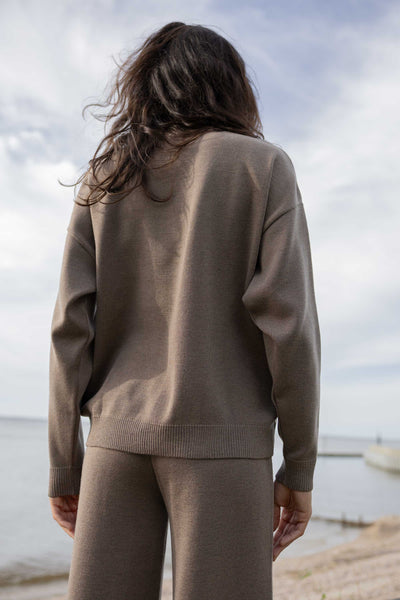 Bene 100% merino siaustinis taupe