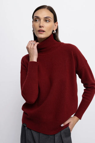 'GABI' burgundy golfas