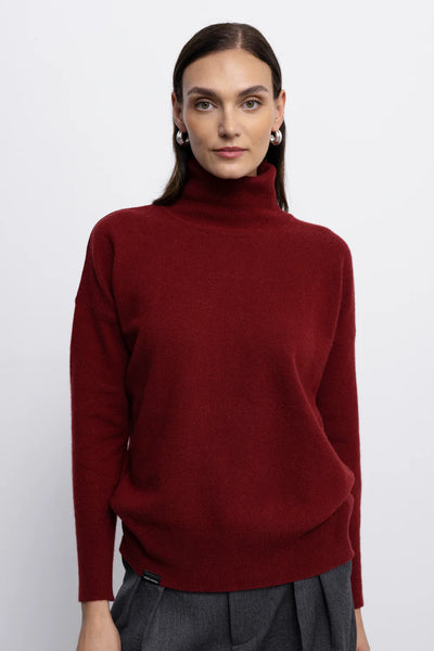 'GABI' burgundy golfas