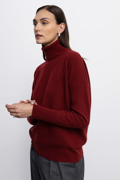 'GABI' burgundy golfas