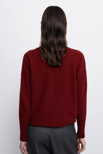 'GABI' burgundy golfas