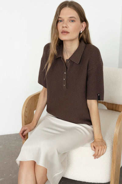 GISELLE palaidinė brown