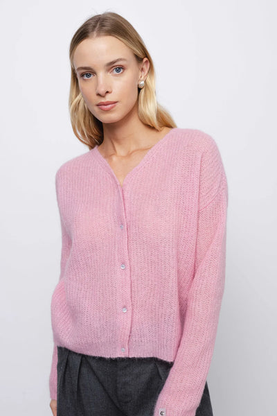 ‘GRETA’ pink kardiganas