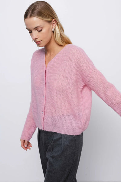 ‘GRETA’ pink kardiganas