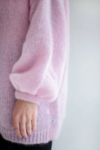 Melody moheros megztinis rožinis