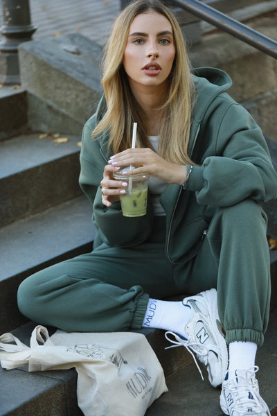 Kelnės ‘ENERGY’ | Sage Green