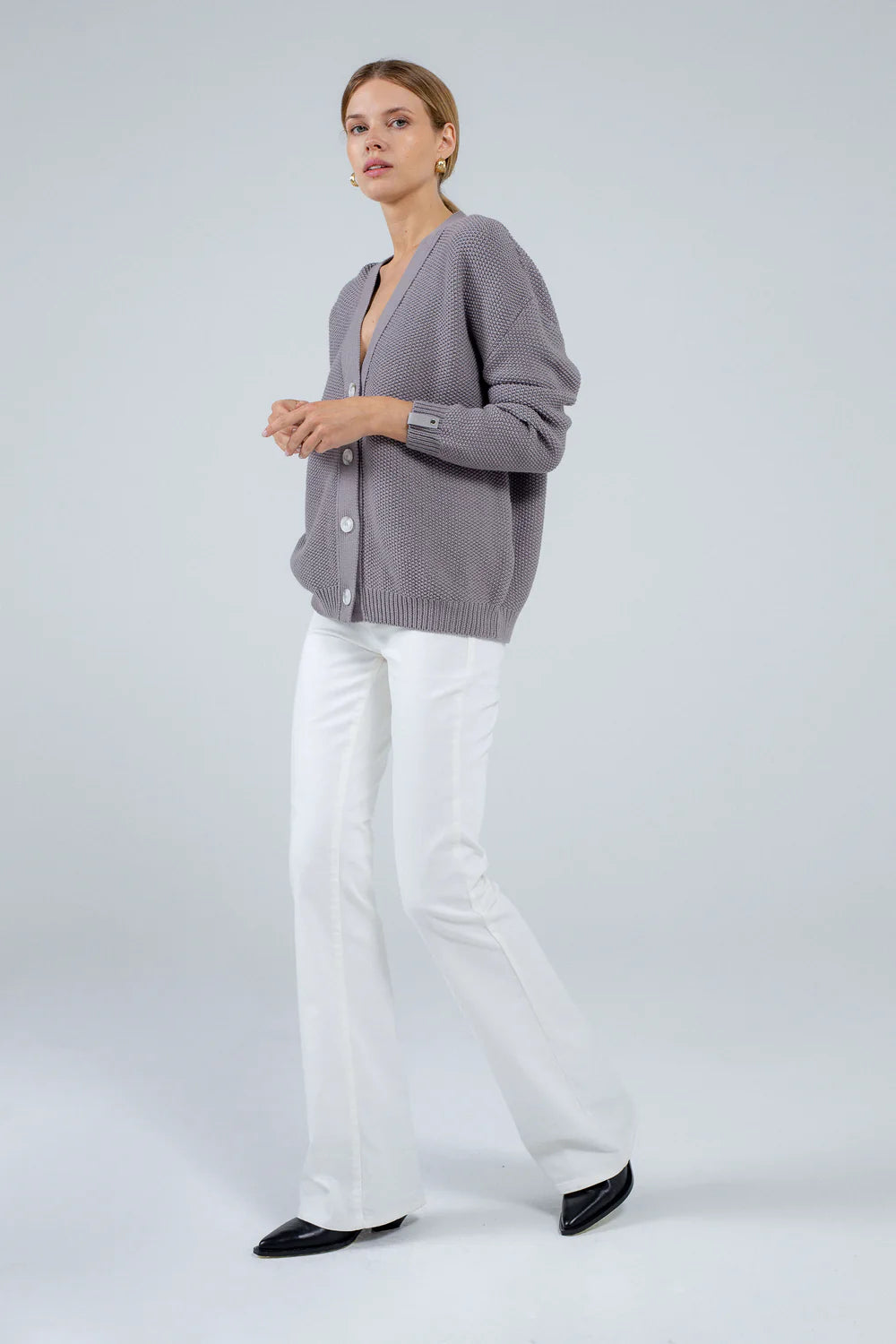 ‘JULIET’ grey kardiganas