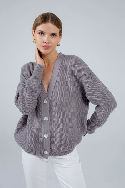 ‘JULIET’ grey kardiganas