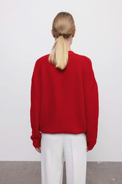 ‘JULIET’ red kardiganas