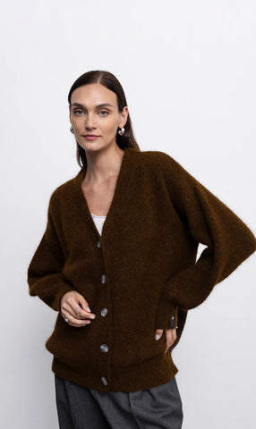 ‘LAURE’ brown kardiganas