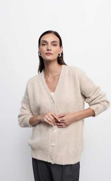 ‘LAURE’ light sand kardiganas