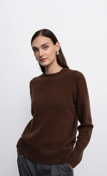 'LEA' brown megztinis