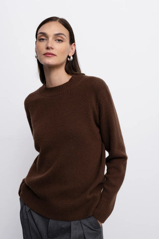 'LEA' brown megztinis