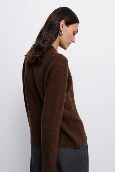 'LEA' brown megztinis
