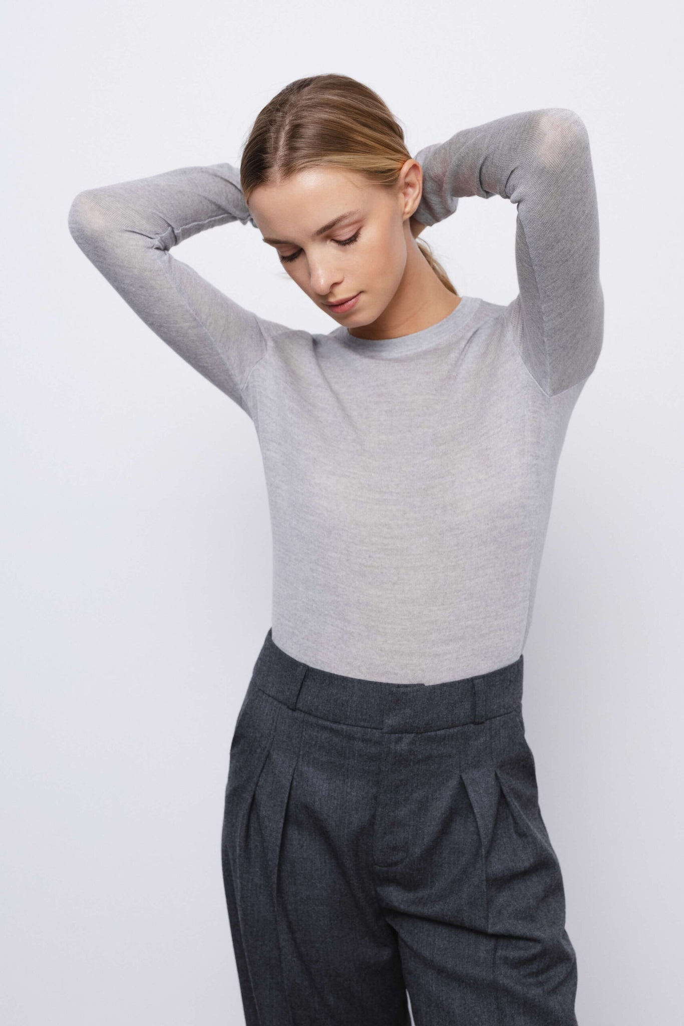 ‘LINA’ light grey palaidinė