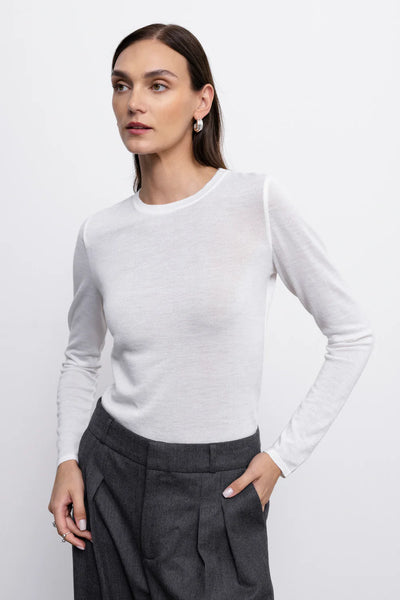 'LINA' white palaidinė