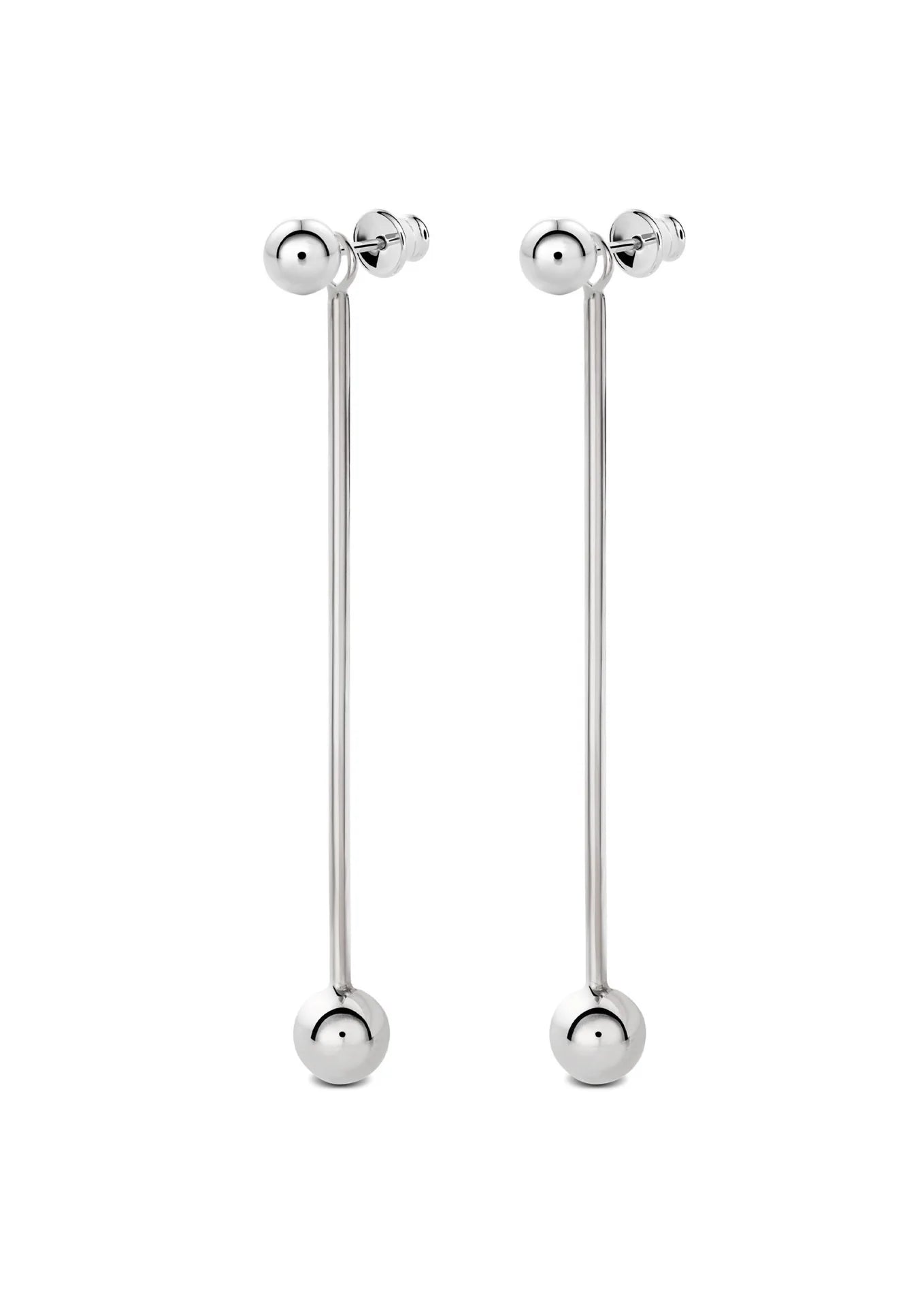 Long bomb swinger silver auskarai