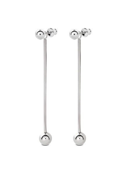 Long bomb swinger silver auskarai