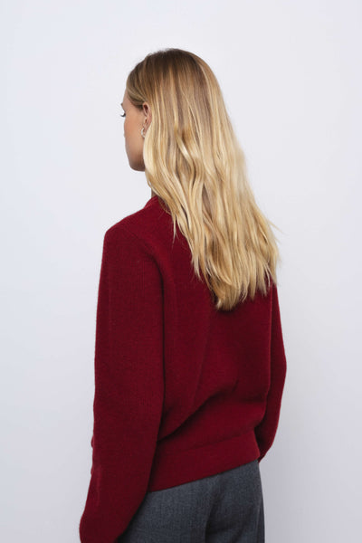 ‘MICHELLE’ burgundy megztinis