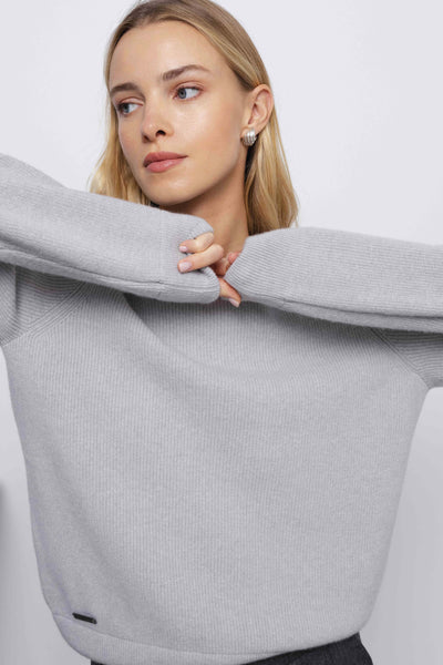 ‘MICHELLE’ light grey megztinis