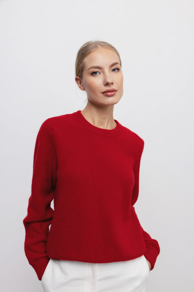 ‘MICHELLE’ red megztinis