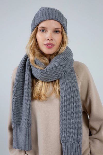 'MONET' šalikas melanžo pilka