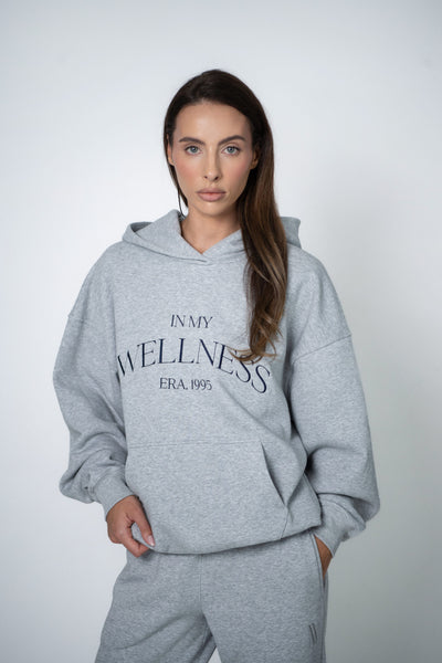 Džemperis su kapišonu WELLNESS | Melanžas